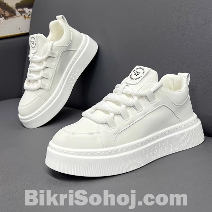 2025 Spring Men's Shoes New Breathable White Shoes Men's